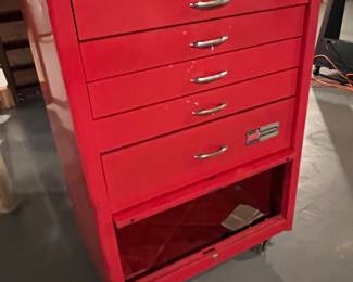 TOOL CHEST IN THE BASEMENT