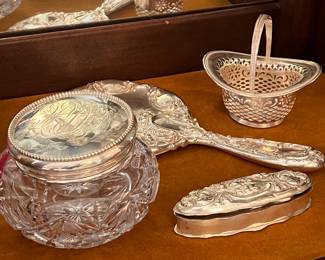STERLING DRESSER SET