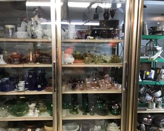 Pieces of carnival , depression and milkglass