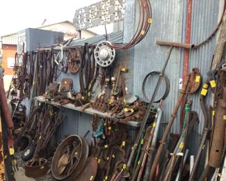 Hundreds of welding craft pieces