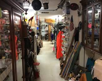 Display cabinets, fixtures, shelving