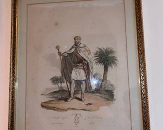 A Knights Templar in the Holy Land Framed Print