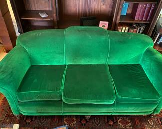 Green Velvet Couch