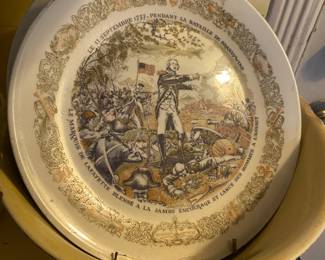 Henri D'Arceau Limoges Lafayette Collector Plate