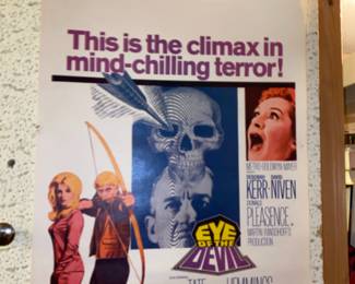 1967 Eye of the Devil with Sharon Tate/Deborah Kerr Movie Poster