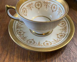 Aynsley "Gold Dowery" Teacup & Saucer - 7892