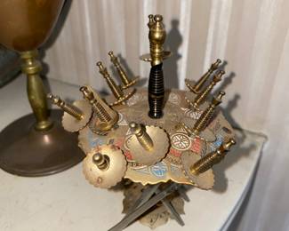  Mini Toledo Spain Sword Cocktail Picks With Stand