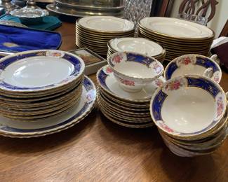 Colclough & Co Royal Stanley Ware Tea Set/ Salad Plates & Platter