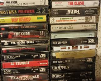 Assortment of Cassette Tapes
