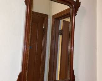 Chippendale Style Mahogany Wall Mirror