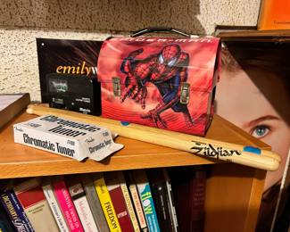 Pair of Zildjian Drumsticks, Fender Chromatic Tuner - FT-100