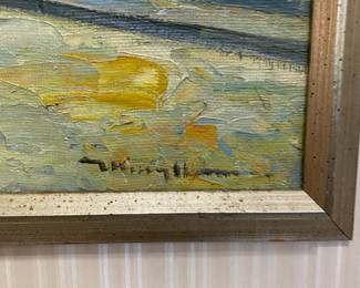 Framed Oil Painting - Big Ben London