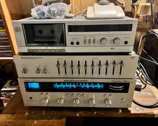 Modular Component System Stereo Cassette Tape Deck - 3531 &nbsp;, Modular Component Systems Stereo Frequency Equalizer - &nbsp;3030 , Marantz Stereo Receiver - &nbsp;2215