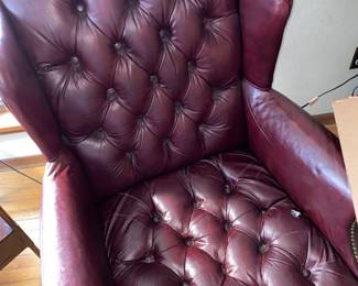 Pair of Burgundy Executor Office Chair