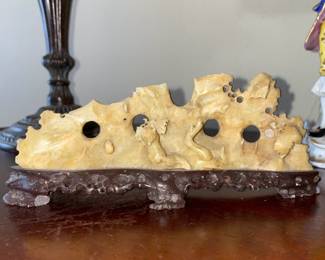 Carved Soapstone Landscape Design