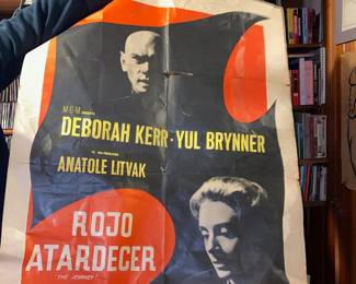 1959 Rojo Atardecer "The Journey" Movie Poster