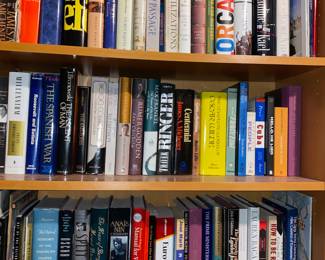 Assortment of Hard Cover/Soft Cover Books