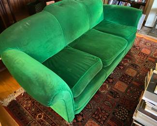 Green Velvet Couch