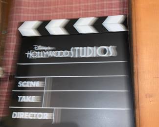 Disney Hollywood Studios Clap Director Board