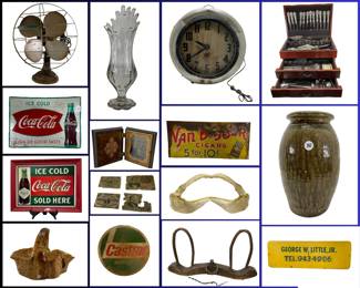 Advertising auction collage