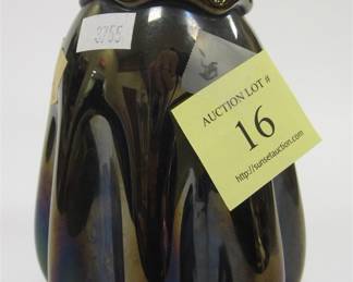 SOLID ART GLASS EGG PLANT