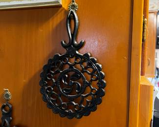 Cast iron trivets - $5