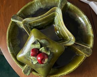 Mid century Wade of California 6 piece snack set - $80