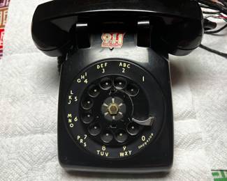 Vintage rotary phone, $20