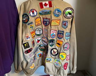 Vintage 1960's patches jacket- $250