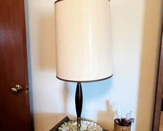 Mid-century modern table lamp- $45