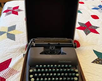 Vintage Smith Corona Sterling Typewriter - $75