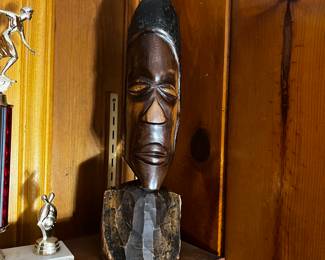 Antique wood carving- $20