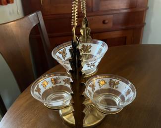 Mid-century condiment stand- $25