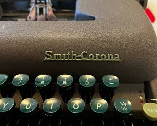 Vintage Smith Corona Sterling Typewriter- $75