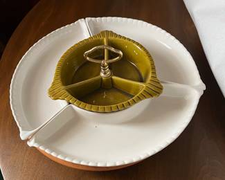 Midcentury lazy Susan $20