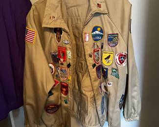 Vintage 1960's patches jacket- $250
