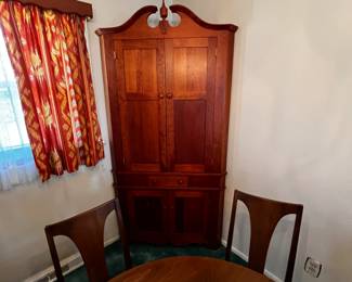 Corner Cupboard- $400. Available before sale, pick up only. 