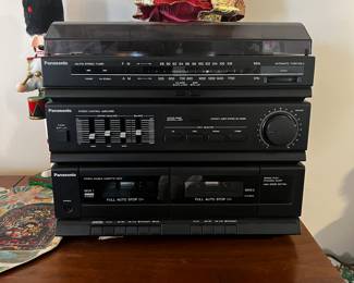Panasonic record player cassette player- $75