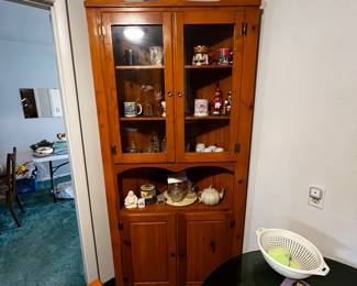 Early American Corner cupboard $450