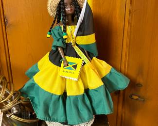 Vintage Jamaican doll-$15