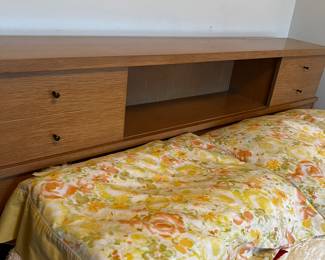 Midcentury modern Stanley Furniture Headboard Queen - $150