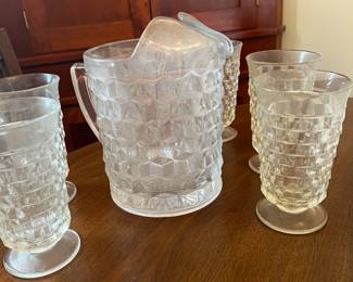 Vintage  "Cubist" Pitcher and Cup set- $30