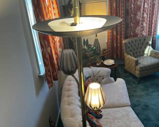 SOLD- Vintage floor lamp. 
$75