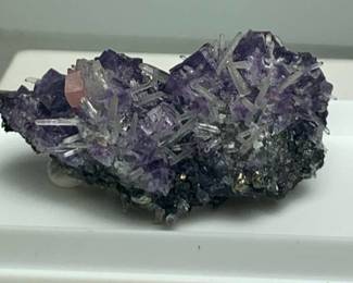 Fluorite, Quartz, Sphalerite, Pyrite - Sweet Home Mine Colo.