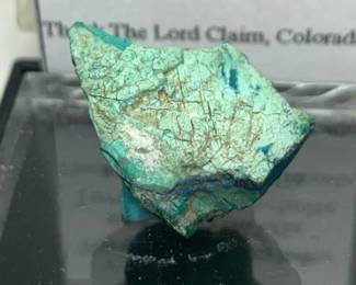 Turquoise, Plancheite and Chrysocolla - Thank the Lord Claim Colo.