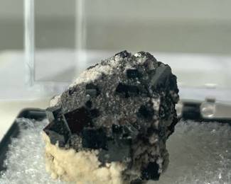 Bixbyite on Hematite/Topaz After Garnet - Thomas Range Utah