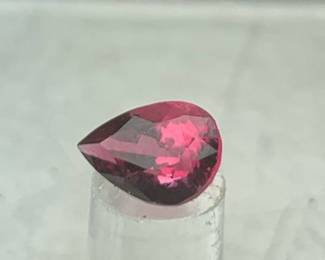 Tourmaline (Rubelite) Pink Pear Cut 1.33ct