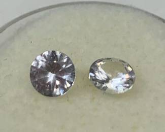 Corundum (Sapphire) Colorless Brilliant Cut 2.02tcw