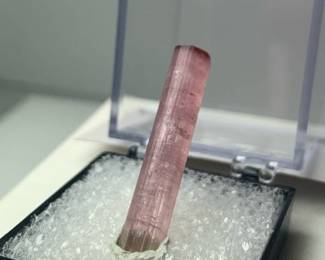 Elbaite var. Rubellite Tourmaline- Himalaya Mine Cali.