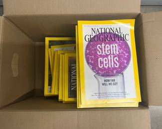 FTH027- Assorted National Geographic Magazines